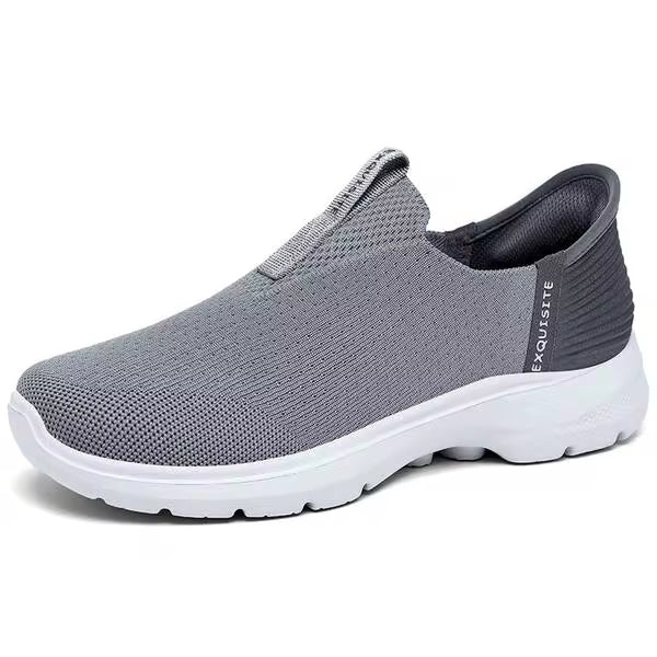 Mesh Breathable Slip-On Men's Shoes Casual Lightweight Lazy Shoes