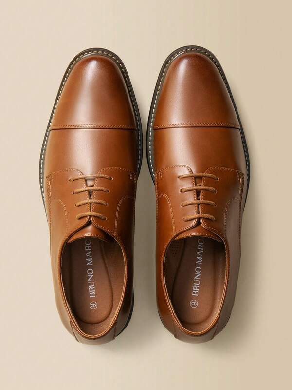 Men's Classic Modern Formal Oxford Lace Up Dress Shoes